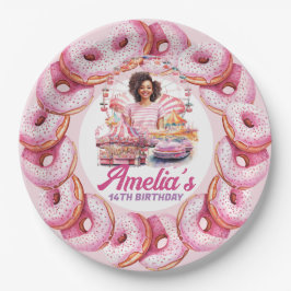 Prato De Papel Parque de Amusement Afro-Americano de Aniversário 