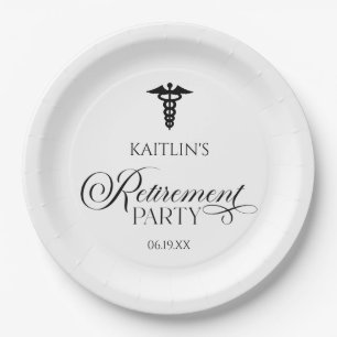 Prato De Papel Partido da Reforma Médica Elegante de Caduco