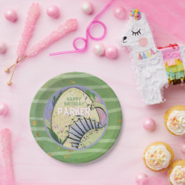 Prato De Papel Partido Dinossaur Themed