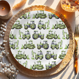 Prato De Papel Partido do primeiro aniversario das Crianças de Co