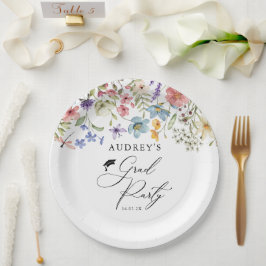 Prato De Papel Partido Formando Floral Moderno de Flores Selvagen