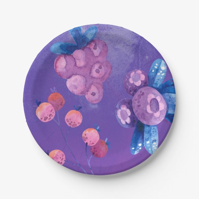 Prato De Papel Partido Frost Berry Winter (Frente)