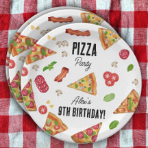 Partido Tema da Pizza - Festa de Aniversário de cr