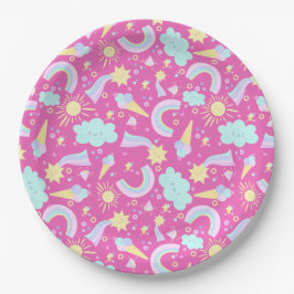 Prato De Papel Party Plates to a magical birthday party.