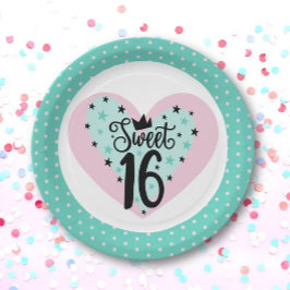 Prato De Papel Party! Sweet 16 Birthday 