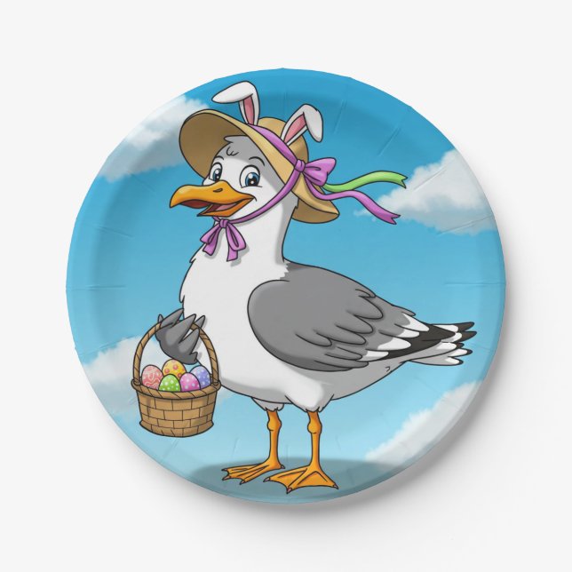 Prato De Papel Páscoa (Frente)