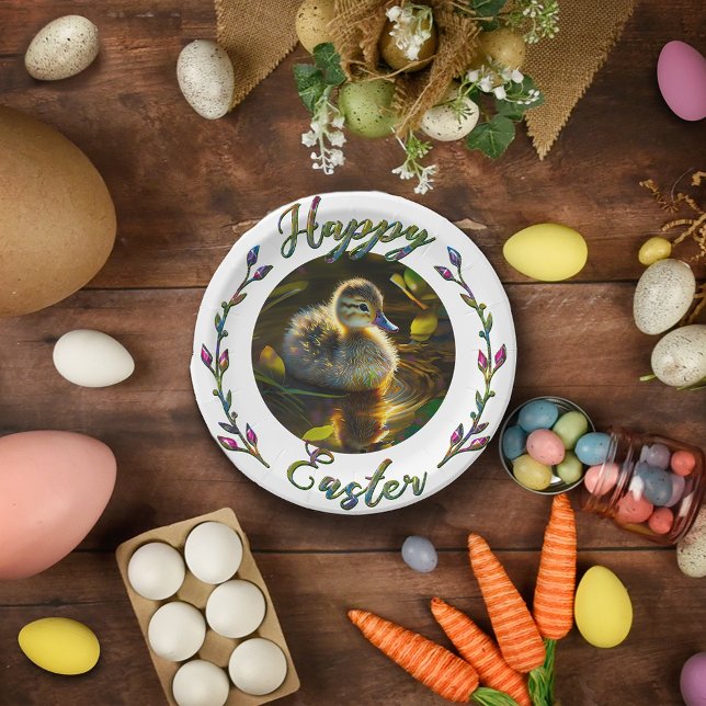 Prato De Papel Páscoa Ducking (Criador carregado)