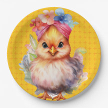 Páscoa Galinha Amarelo 1