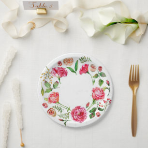 Prato De Papel Pasta de papel para países, cor-de-rosa, coroa,