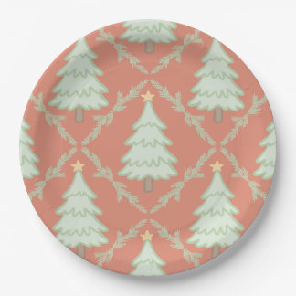 Prato De Papel 🎄 Pastel Christmas Party Paper Plates ✨