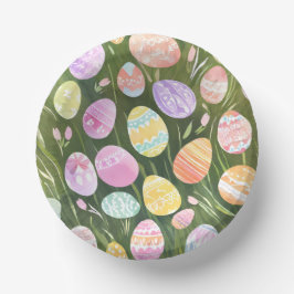 Prato De Papel Pastel Easter Eggs | Beautiful Spring Watercolor