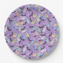 Prato De Papel Pastel Ghost Party