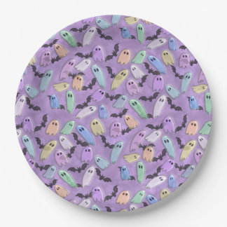 Prato De Papel Pastel Ghost Party