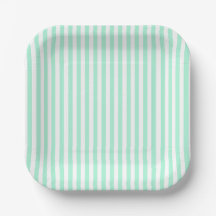 Pastel Mint Green Stripes Verão