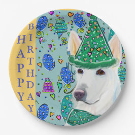 PRATO DE PAPEL PASTOR ALEMÃO