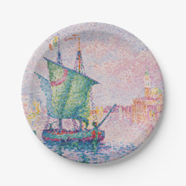 Prato De Papel Paul Signac - Veneza, A Nuvem Rosa