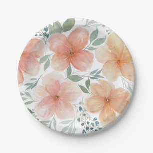 Prato De Papel Peach Blossom