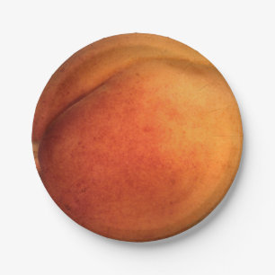 Prato De Papel Peach Paper Plates 7"