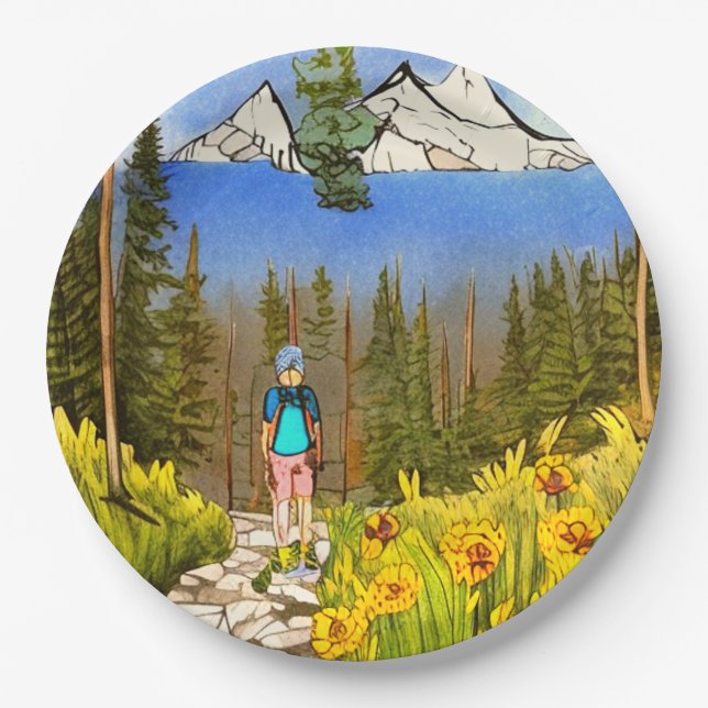 Prato De Papel Pegue um caminhonete (Frente)