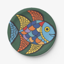 peixe mosaico, cores brilhantes, aquário