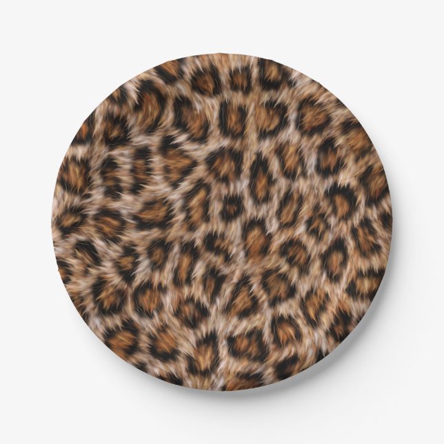 Prato De Papel Peles-leopardo Peles Peles com pelo Jaguar Pele de (Frente)