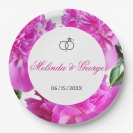 Prato De Papel Peony.