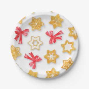 Prato De Papel Pepparkakor Natal