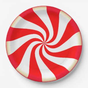 Prato De Papel Peppermint Candy