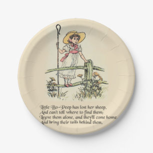 Prato De Papel Pequena Bo-Peep: Clássicos de Kate Greenaway Nurse