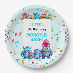 Prato De Papel Pequenas Placas de Festa de aniversário para Menin