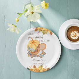 Prato De Papel Pequeno chá de fraldas de queda de dinossauros de 