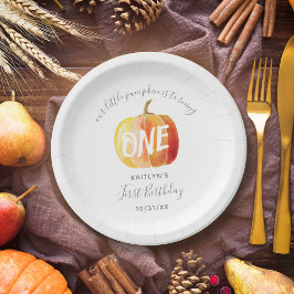 Prato De Papel Pequeno primeiro aniversario