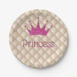 Prato De Papel Pérolas Charmosas e Elegantes, Tiara, Princesa, Br