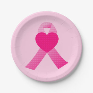 Prato De Papel Personalização de Sensibilização do Cancer da