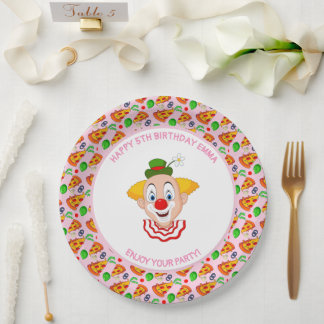 Prato De Papel Personalizar Festa de Aniversário de Pizza de Palh