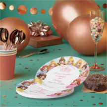 Prato de Papel Personalizável para Aniversário de 