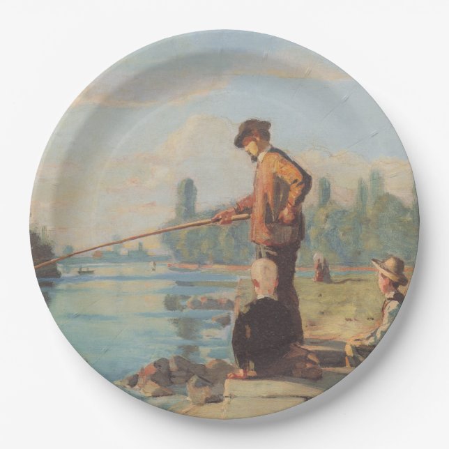 Prato De Papel Pescador (Pesca Ao Ar Livre) (Angling) (Rio) (Frente)