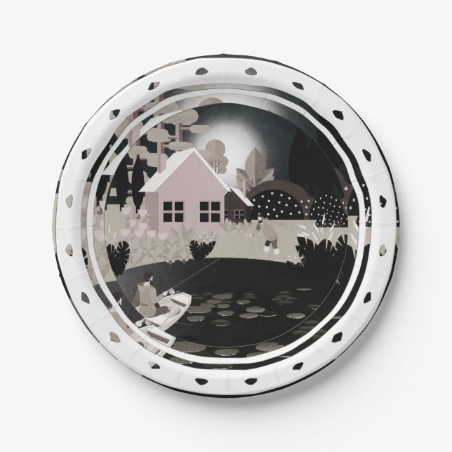 Prato De Papel Pescadores (Frente)