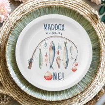 Pescar O-Peixe-Ally O Grande Aniversário De Um Men
