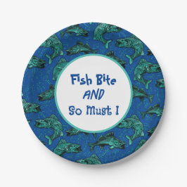 Prato De Papel Pescaria de Bite Walleye