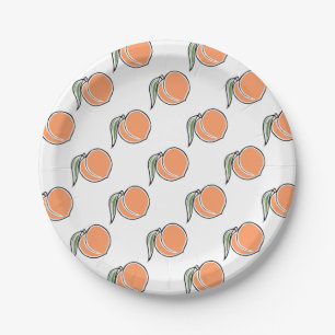Prato De Papel Pêssego