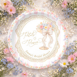 Prato De Papel Petals and Prosecco Pink and Gold Bridal Shower