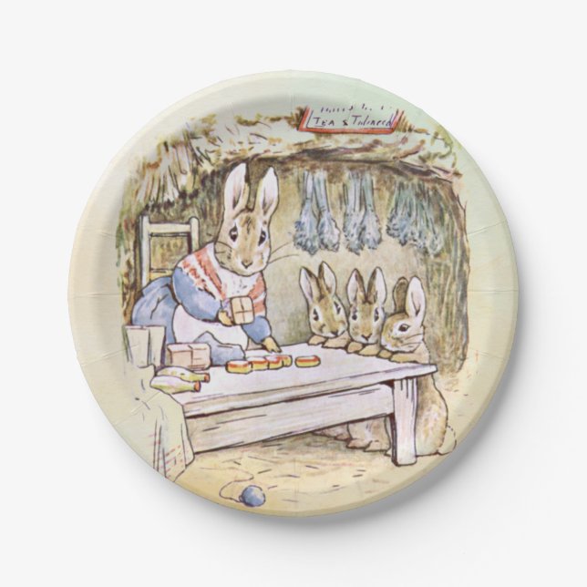 Prato De Papel Peter Rabbit Paper Plates (Frente)