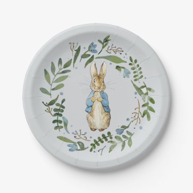 Prato De Papel Peter Rabbit Party Plate (Frente)