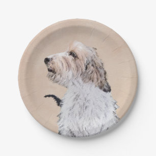 Prato De Papel Petit Basset Griffon Vendéen Painting - Arte Canin