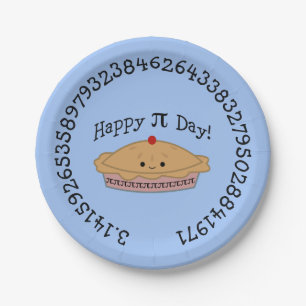 Prato De Papel Pi Day Pie