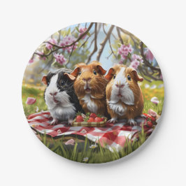 Prato De Papel Picnic de porcos