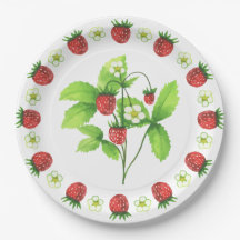 Picnic Plates - Morangos