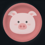 Prato De Papel Piggy Birthday Kids Room Wall Art Paper Plates<br><div class="desc">Piggy Birthday Kids Room Wall Art Paper Plates</div>