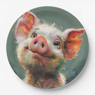 Prato De Papel Piglet